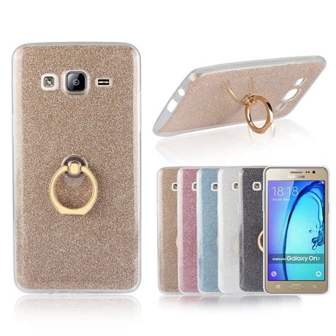 Ring Glitter Bling Case For Samsung Galaxy ON7 Cute Candy Cover For ...