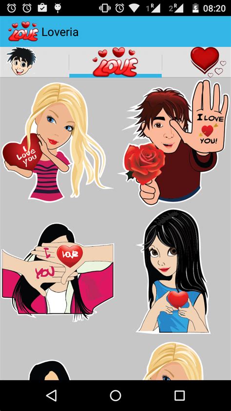 Loveria - Love Stickers For Whatsapp, Facebook: Amazon.de: Apps für Android