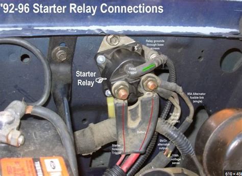 Starter Relay Wiring Diagram - strange problem | Bronco Forum - Full ...