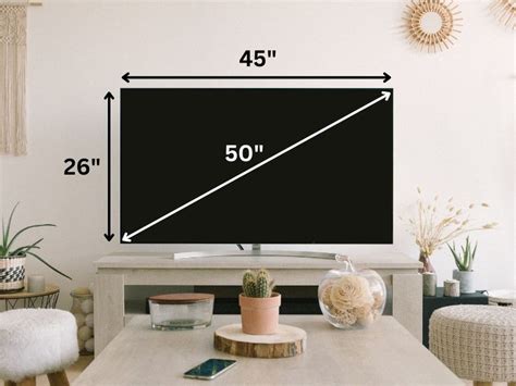 What Are The Dimensions Of A 50 Inch TV? - Measuring Stuff