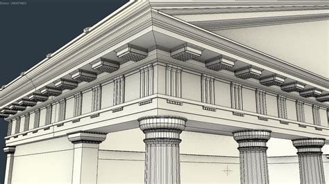 Doric Temple 3d Model