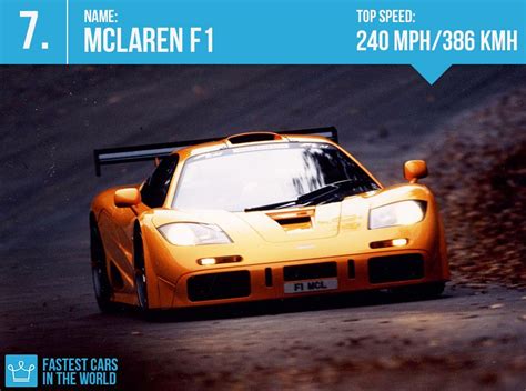 Fastest Cars In The World 2013: #6 McLaren F1 ~ Top Speed: 240 mph/ 386 ...