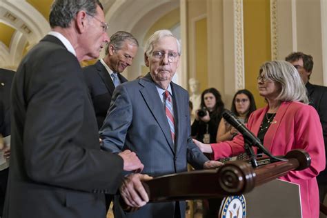 - Senate Minority Leader of the free world, Mitch McConnell, 81, freezes for 19 seconds during ...