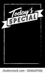 Todays Special Board Chalkboard Menu Resource Stock Vector (Royalty Free) 2046429506 | Shutterstock