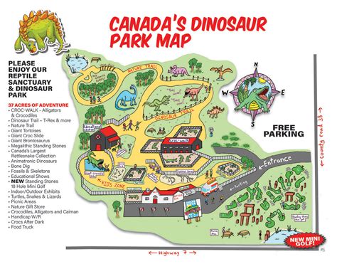 Park Map - Canada's Dinosaur Park