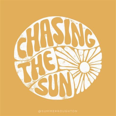 Chasing The Sun | Retro surf art, Surf art, Retro logos