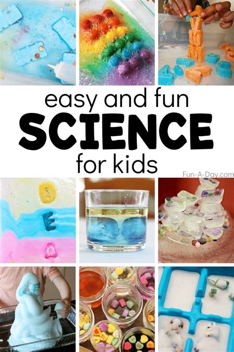 Big List of Easy Science Experiments for Kids at Home or School