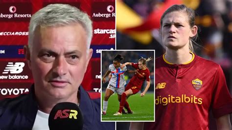 Jose Mourinho jokes about Roma Women's star playing for his side ...