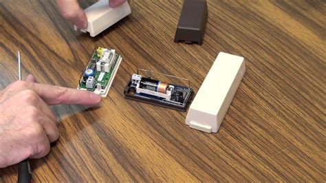 Standard Door and Window Sensor Battery Replacement - YouTube