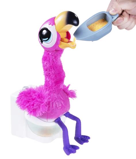 Gotta Go Flamingo: A singing and dancing toy flamingo that eats… and poops!