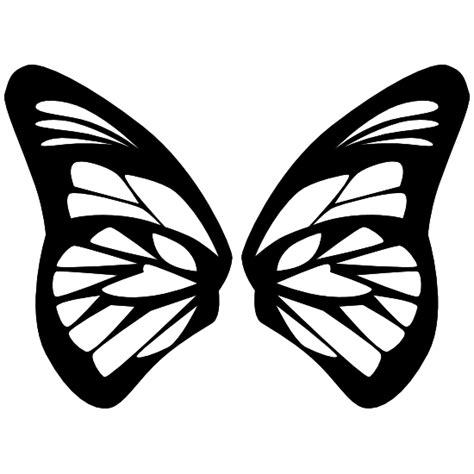 Butterfly Wings Black And White Clipart ClipArt Best, 40% OFF