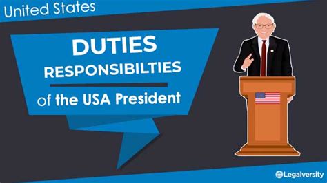 The Duties & Responsibilities of the US President - Legalversity