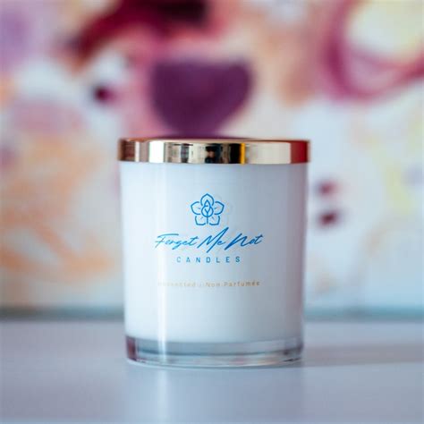 Unscented Candle – Forget Me Not Candles Corporation