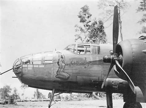 B-25 Mitchell bomber SMOKY nose art | World War Photos