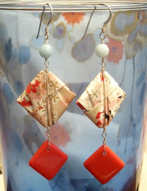 Origami Kites Earrings - At a Glance | These exceptionally l… | Flickr