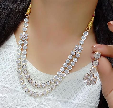 most awesome and beautiful looking imitation jewelry | Real diamond necklace, Jewelry, Stylish ...