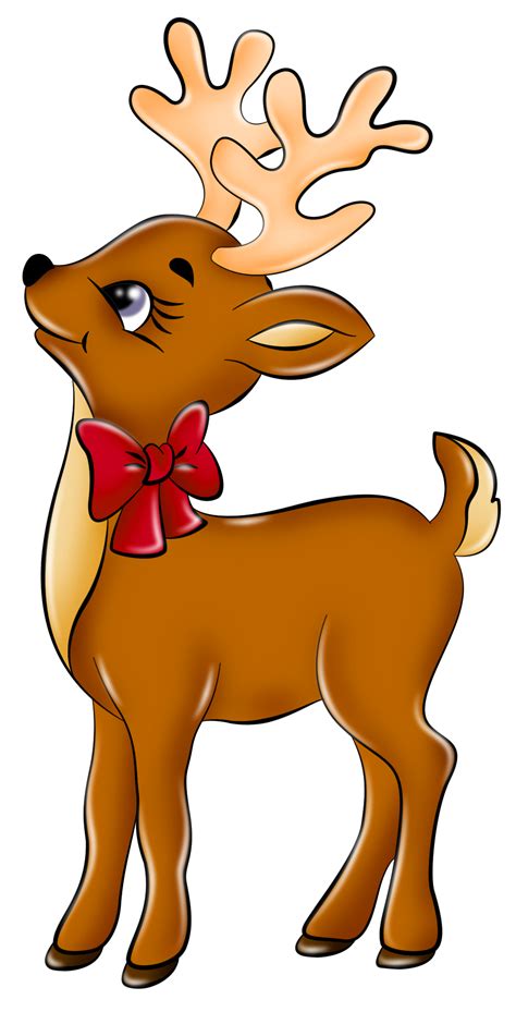 Cute Reindeer Clip Art Clipart - Free Clipart | Christmas yard art, Christmas pictures ...