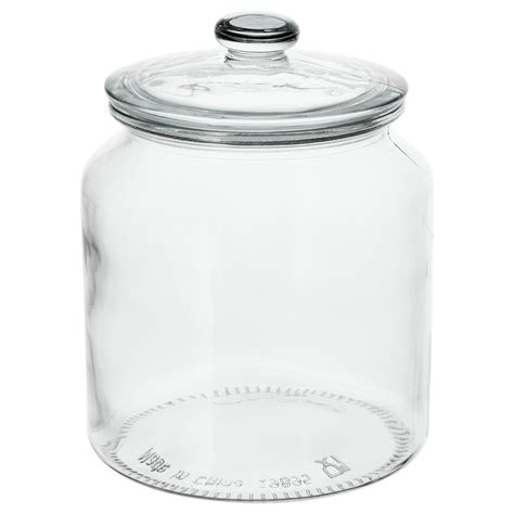 VARDAGEN jar with lid, clear glass, 1.9 l - IKEA Malaysia