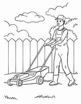 Lawn Mower Coloring Page For Kids 12697844 Vector Art At Vecteezy sketch template