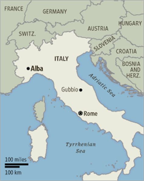 Alba Italy Map