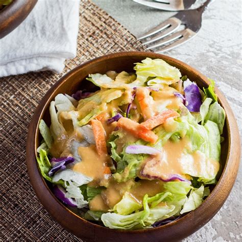 Benihana Ginger Salad Dressing Copycat Recipe - Bake It With Love