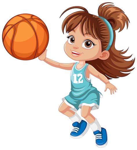 Personaje De Dibujos Animados De Jugador De Baloncesto Femenino 6300 | Hot Sex Picture