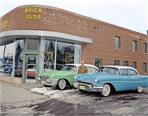 1954 Cunningham Buick Oldsmobile Dealership, Burlington, Wisconsin