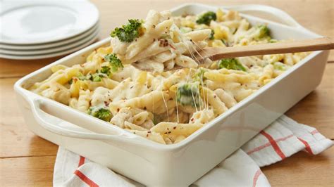 Chicken-Alfredo Baked Penne Recipe - Tablespoon.com