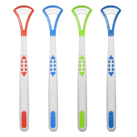 Tongue Brush Cleaner Tongue Scrubber Tongue Scraper Plastic asy to Use ...