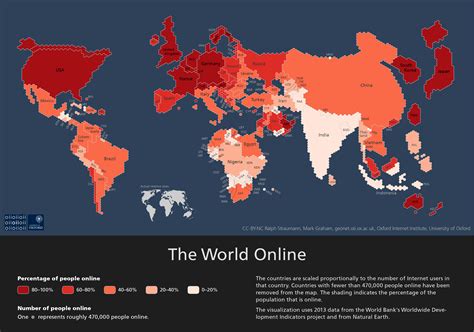 Internet redibuja el mapa geopolítico y lo conecta de cara a la 'Cuarta ...