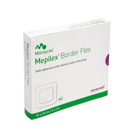 Mepilex Border Flex 4" x 4" - 595300 | Medical Supply Surplus