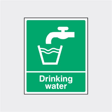 Drinking Water Signage - FAID0012 - The Safety Sign