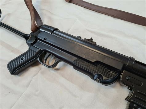 REPLICA WW2 GERMAN MP40 SEMI AUTOMATIC MACHINE PISTOL GUN BY DENIX | JB Military Antiques