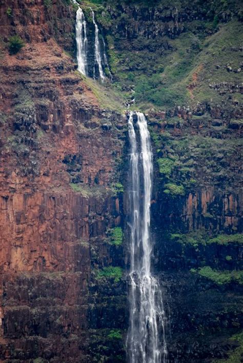 The falls in Waimea Canyon...