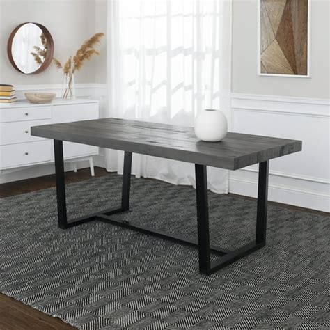 Solid Wood Farmhouse Dining Table - Amazadesign