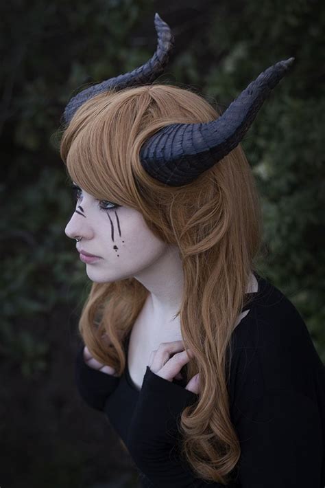 #Huge #demon #horns, handmade with love