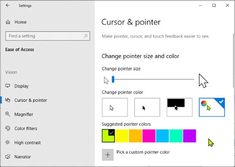 How to Change the Mouse Pointer Color and Size on Windows 10