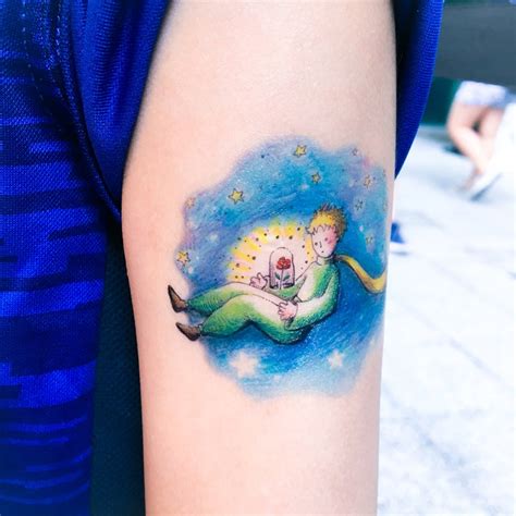 Le Petit Prince tattoo The Little Prince En Rose tattoo | Etsy