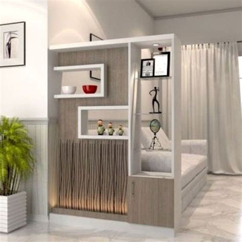 Cool Partition Living Room Ideas 24 | Living room divider, Room ...