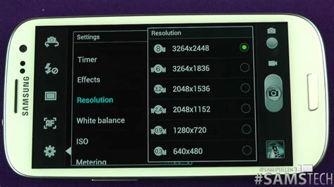 Samsung Galaxy S3 Full Camera Tour - YouTube