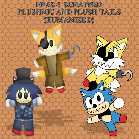 FNAS 4 - Plushnic and Plush Tails (Humanized) by MarcosVargas on DeviantArt