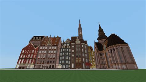 European Inspired City Minecraft Map