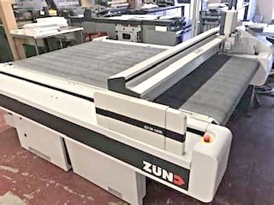 Used Zund G3 M1600 Flatbed Cutter