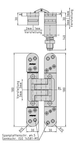 PIVOTA ® DXS 61 3-D "Close" 2.0 | BaSys - Bartels Systembeschläge - heinze.de