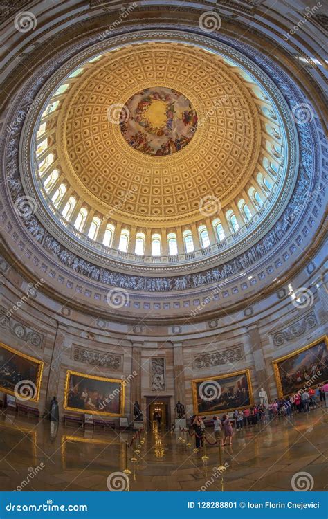 Interior of the Washington Capitol Hill Dome Editorial Photo - Image of ...