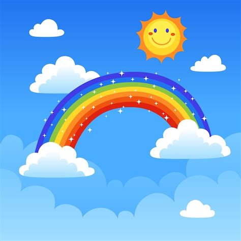 Free Vector | Flat design rainbow concept