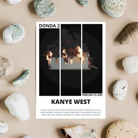 Kanye West Poster Donda 2 Album Cover Album Poster Music Poster Music Prints Wall Art Wall Décor ...