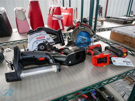 (5) Cordless Tools; Bauer & Craftsman and (2) Bauer Batteries - Roller Auctions