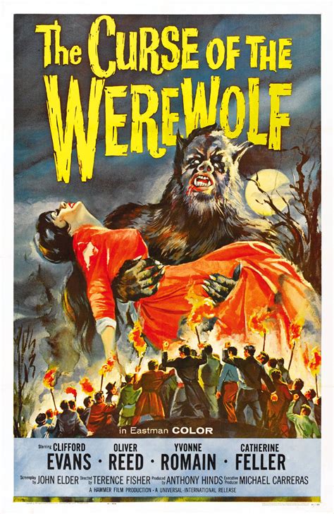 CURSE OF THE WEREWOLF Movie POSTER Hammer Horror RARE | eBay