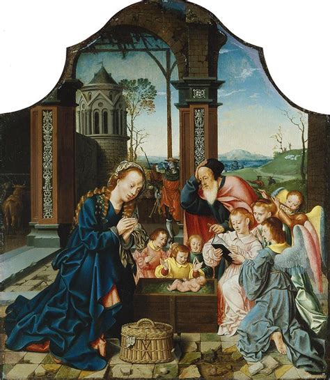 The Nativity Painting by Bartholomaeus Bruyn the Elder | Fine Art America